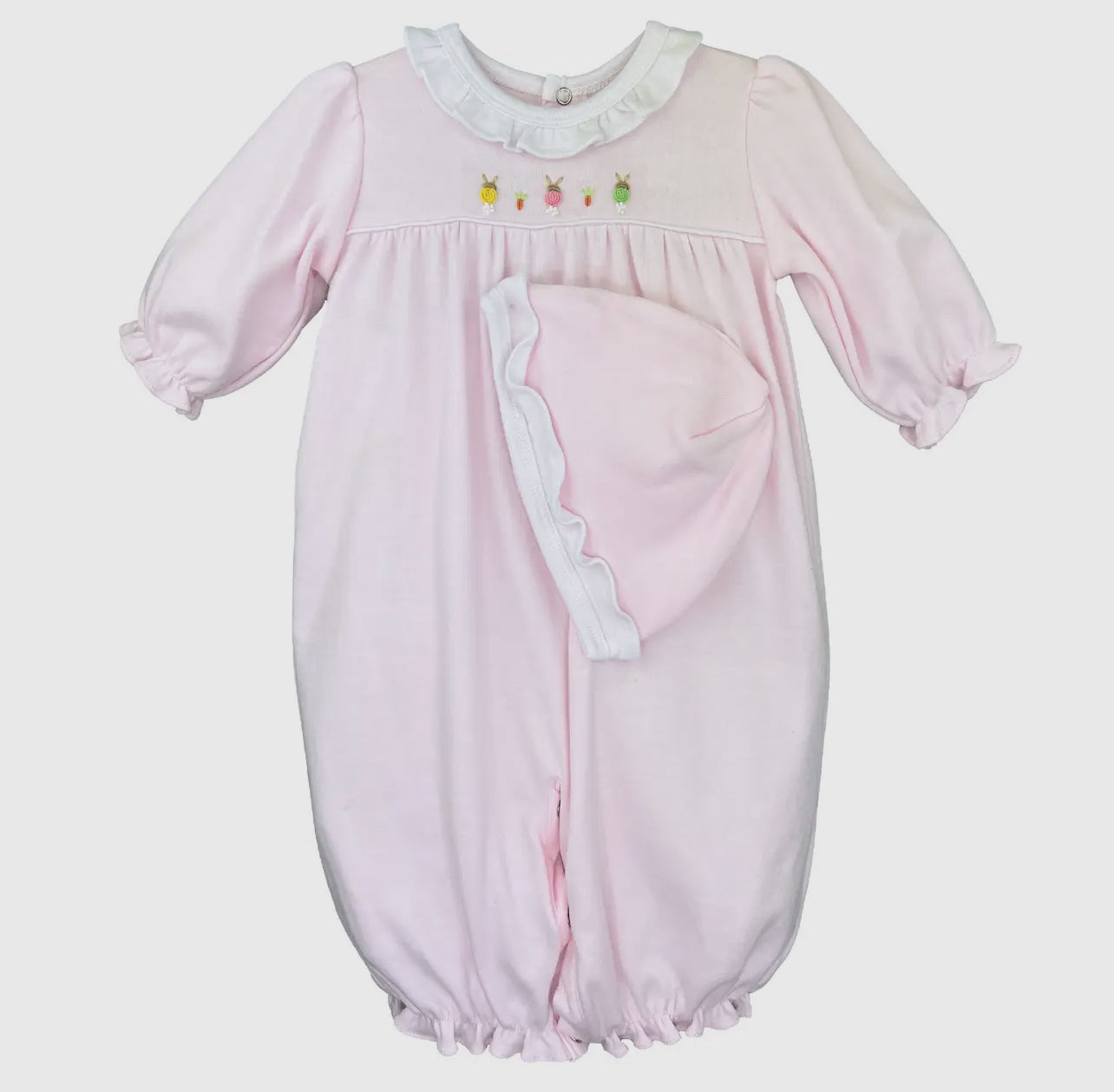 Bullion Bunny Knit Convertable Gown (Pink)