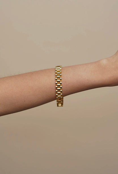 Gold Watch Band Bracelet