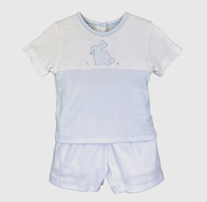 Knit Easter Bunny Shirt & Short Set