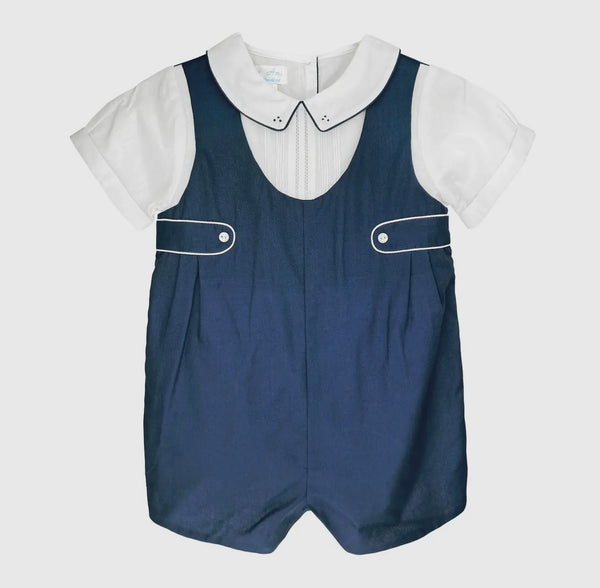 Shortall with Pintucks and Side Tabs