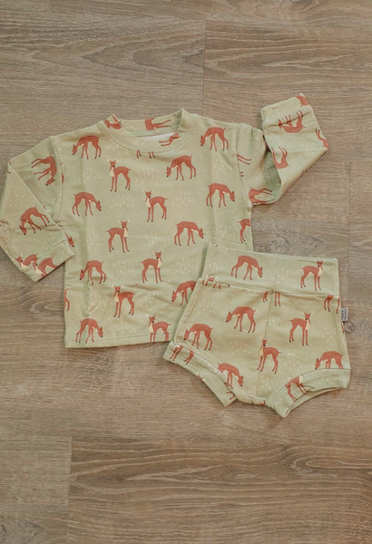 Fawn Feild Bamboo Sweatshirt Set