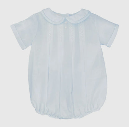 Romper with Hand Feather Stitching