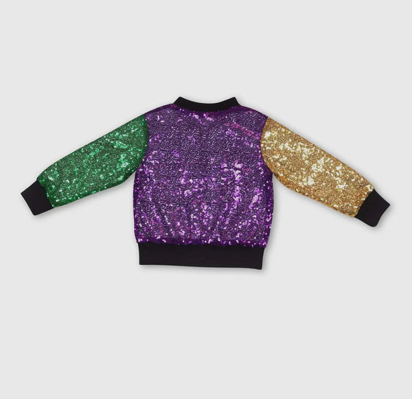 Mardi Gras Sequin Jacket