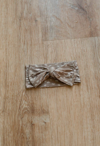 Fawn Spots Bamboo Bow Headband