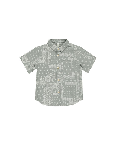 Collared Short Sleeve (laurel bandana)