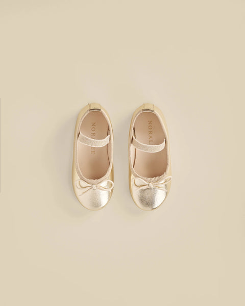 Ballet Flats (metallic ecru)