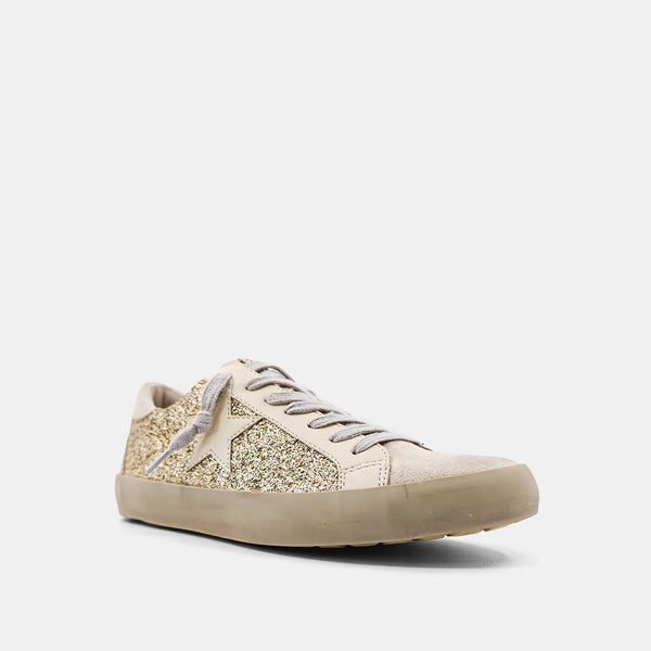 Paula Sneakers Mommy + Me (gold glitter)