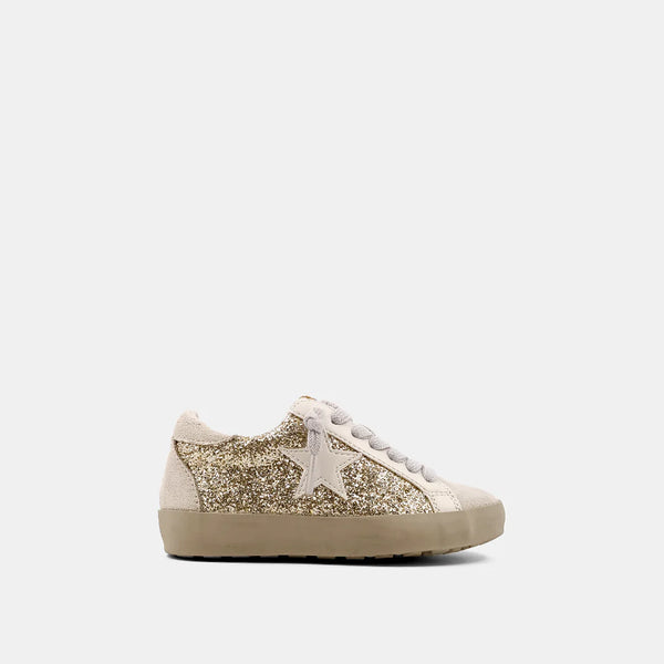 Paula Sneakers Mommy + Me (gold glitter)