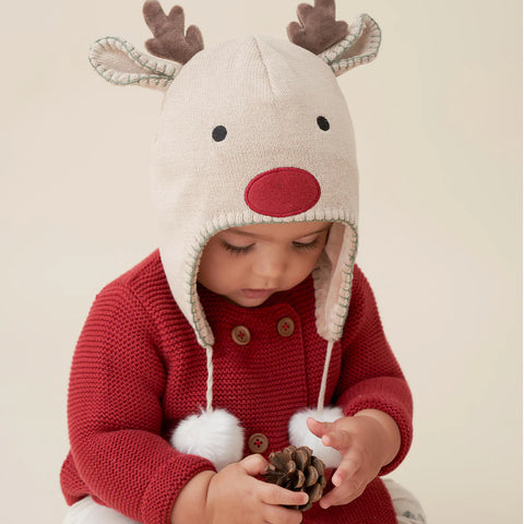 Reindeer Aviator Hat