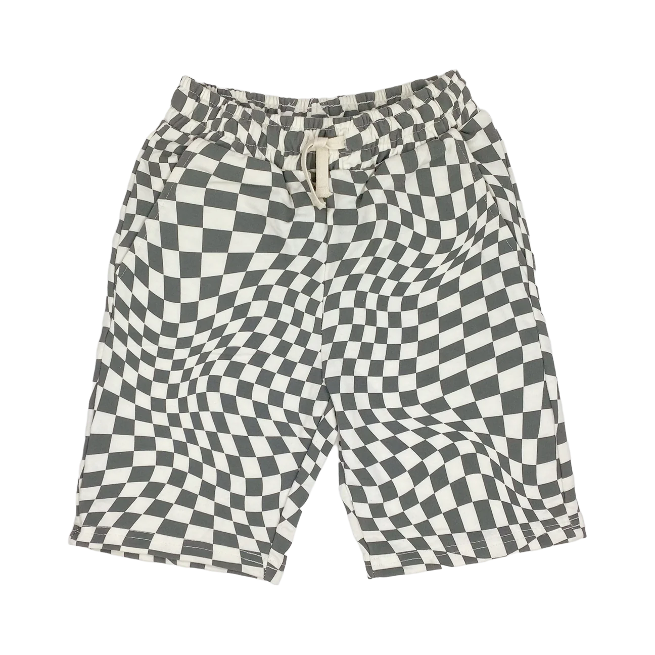 Wavy Shorts (natural+faded black)