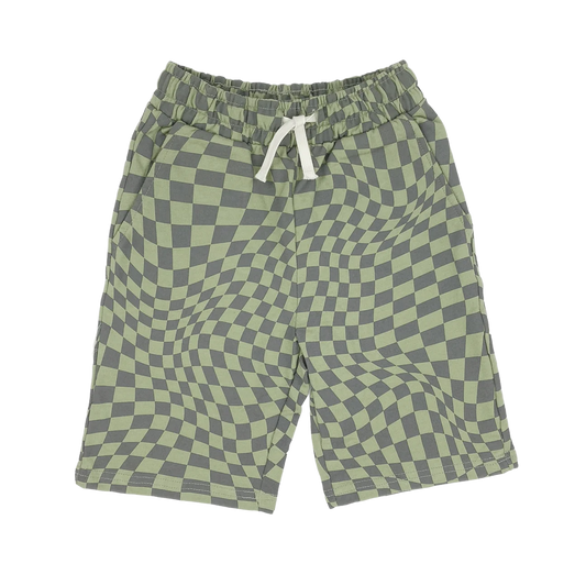 Wavy Shorts (army+ faded black)