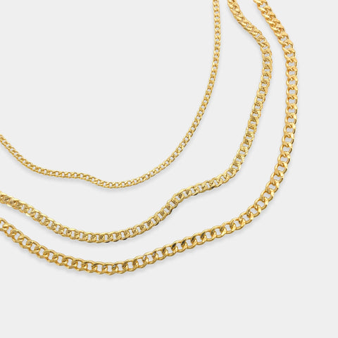 Triple Layer Gold Chain