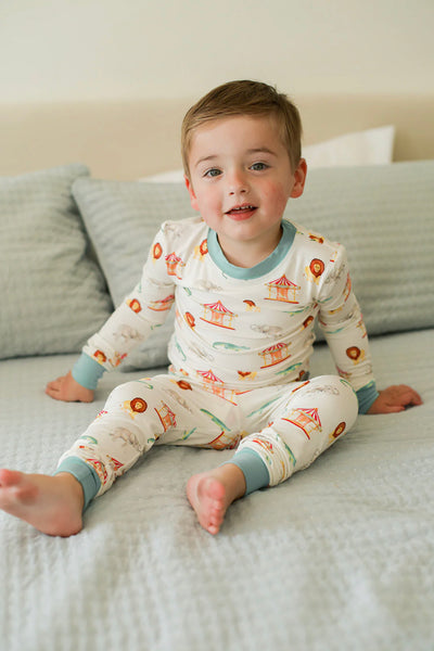 Under the Big Top 2 Piece Bamboo Pajama Set