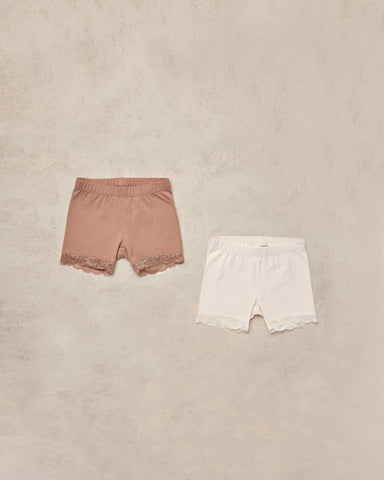 Cartwheel shorts (ivory, mocha)