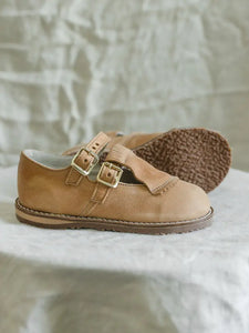 Kiltie T-Strap (tan)