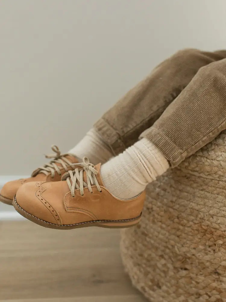 Wing Tip Oxford (tan)