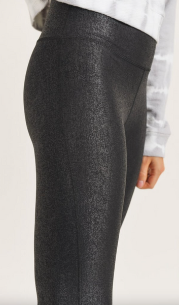 Crackle Glaze High-Waisted Leggings