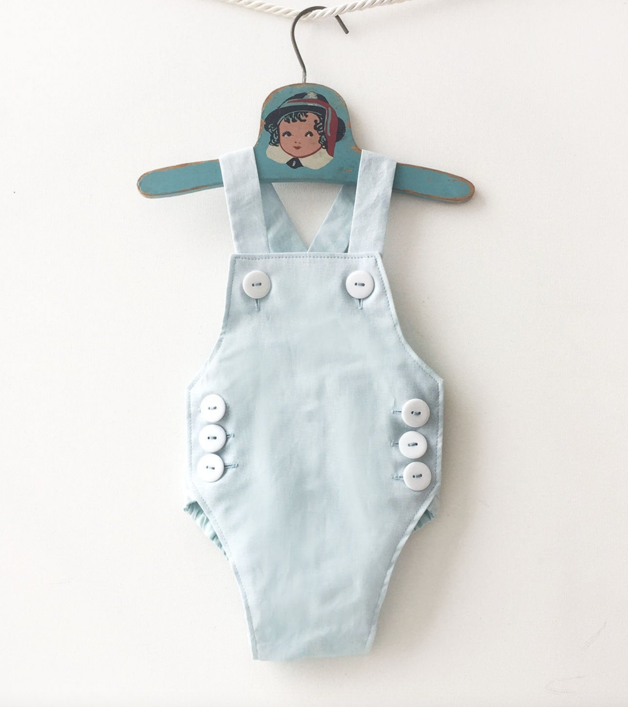 Blue Jean Baby Romper