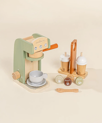 Wooden Coffee Maker Set