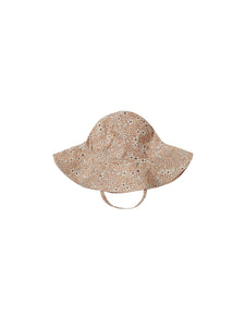 Sun Hat (apricot floral)