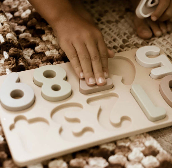 Large Soft Silicone Number Puzzle