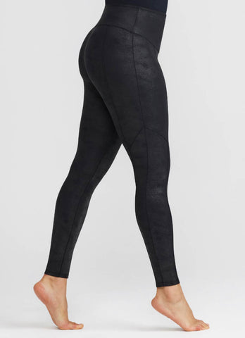 Stretch & Shine Faux Leather Shaping Legging