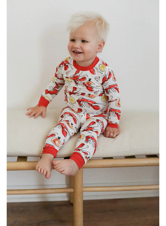 Crawfish 2 Piece Bamboo Pajama Set