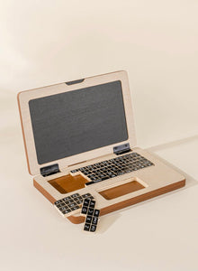 Wooden Toy Laptop