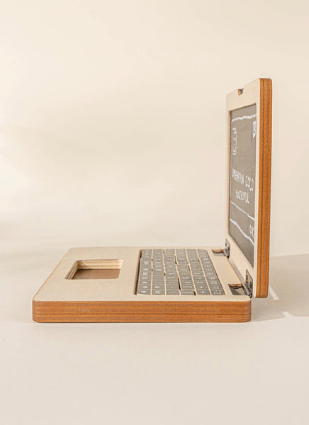 Wooden Toy Laptop